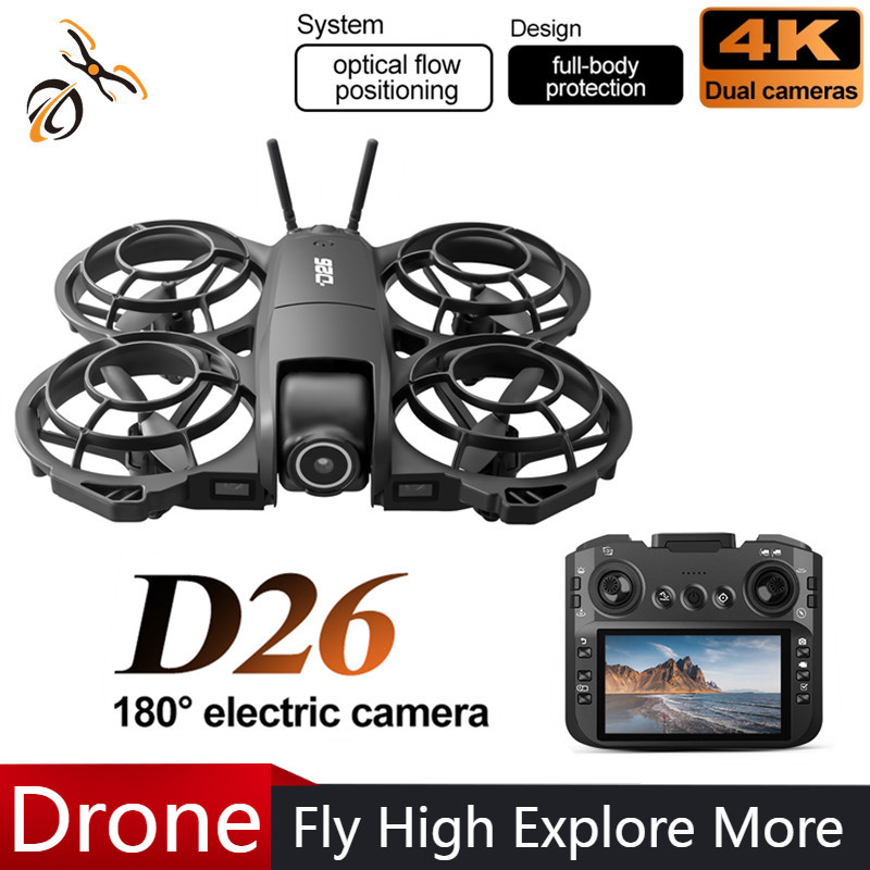 Drone D26 4K Aérien HD 180 °   - Drone Gimbal 2 Axis avis et prix