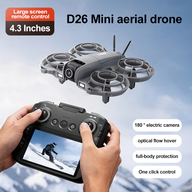 Drone D26 4K Aérien HD 180 °   - Drone Gimbal 2 Axis avis et prix