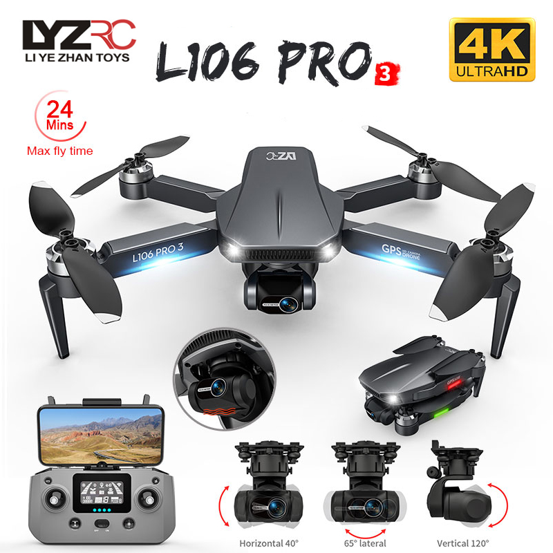 Drone L106 Pro 3 5G WIFI FPV P - Drone Gimbal 2 Axis avis et prix